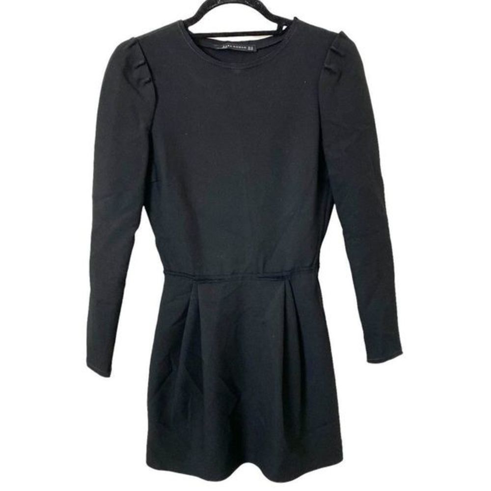 ‎ZARA Puff Shoulder Mini Dress